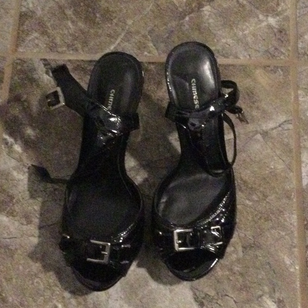 Black high heels